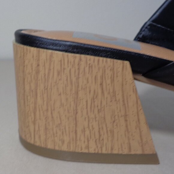 DV Dolce Vita / Size 8.5 M / SHARONA / Black / Heeled Sandals New Women's Shoes - Picture 3 of 16